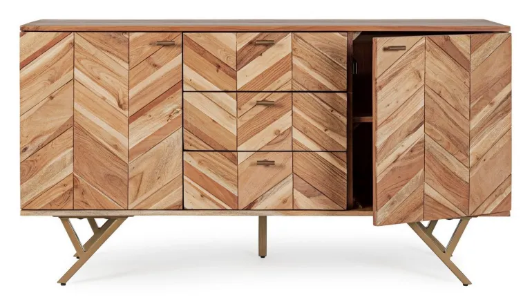 CREDENZA IN LEGNO 2 ANTE - RAIDA
