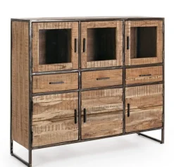 CREDENZA IN LEGNO 6 ANTE - ELMER