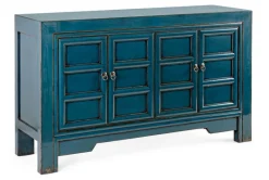 CREDENZA IN LEGNO BLU - JINAN