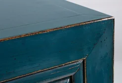 CREDENZA IN LEGNO BLU - JINAN