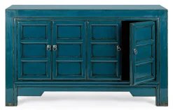 CREDENZA IN LEGNO BLU - JINAN