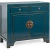 CREDENZA IN LEGNO BLU- JINAN