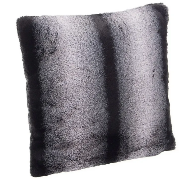 CUSCINO ABBEY NERO-GRIGIO 45X45