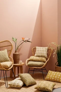 CUSCINO ARLES MARRONE C-MANDALA 45X45