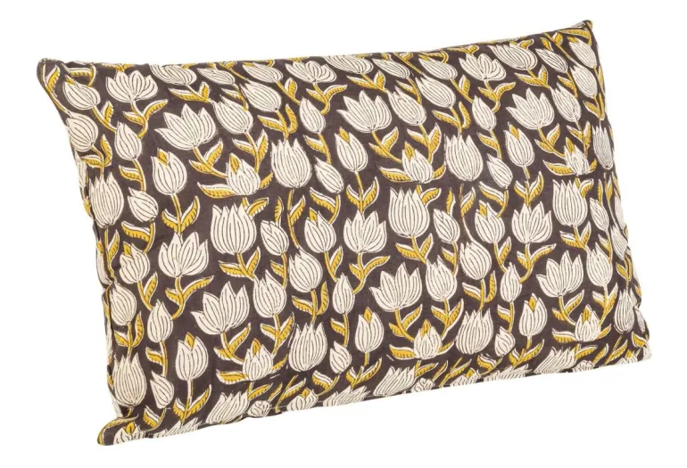 CUSCINO CALAIS NERO C-TULIPANO 40X60