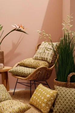 CUSCINO CHAMBERY OCRA C-FIORE ROS 40X60