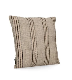CUSCINO DANTRA NERO NATURALE 45X45