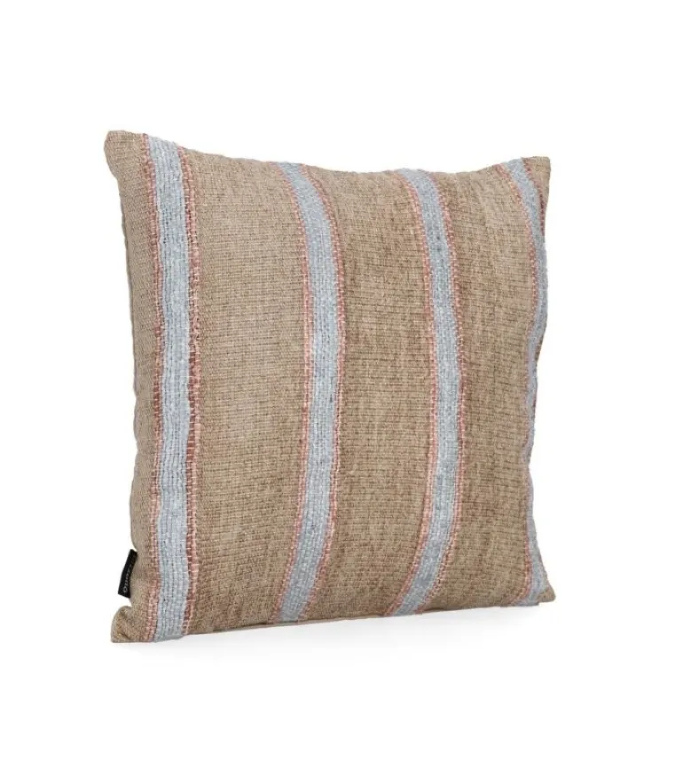 CUSCINO JAWLA NATURALE BLU 45X45