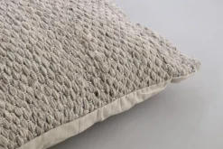 CUSCINO NIRMAL BLU-NATURALE 80X80