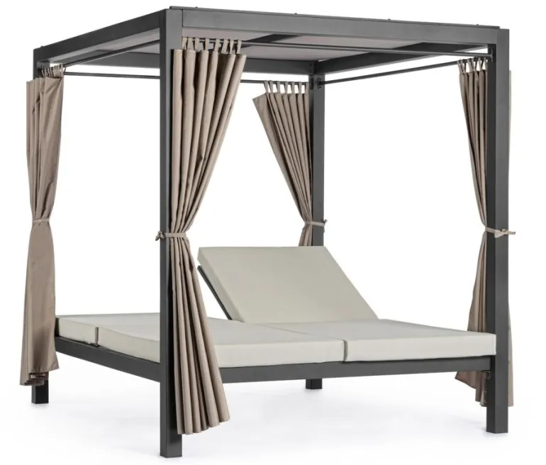 DAYBED IN ALLUMINIO ANTRACITE - DREAM
