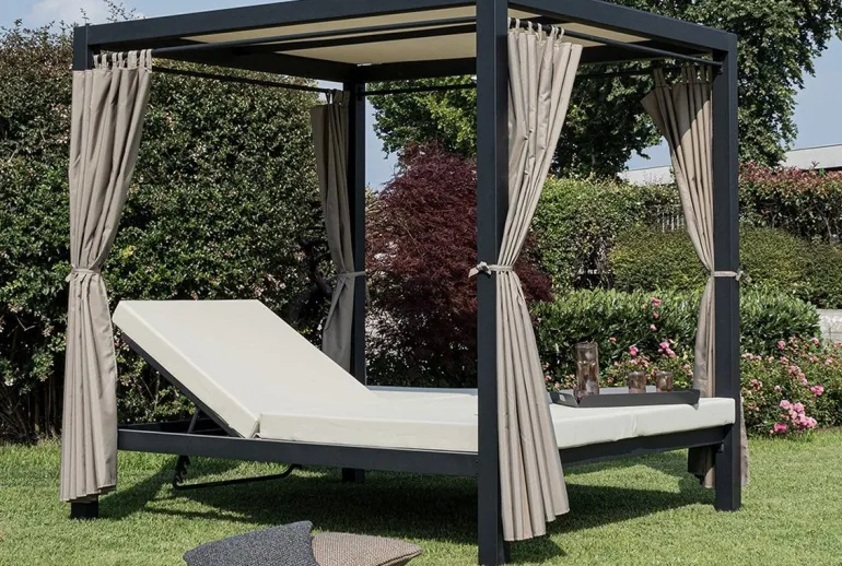 DAYBED IN ALLUMINIO ANTRACITE - DREAM