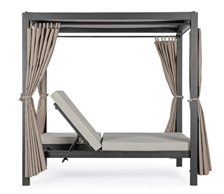 DAYBED IN ALLUMINIO ANTRACITE - DREAM