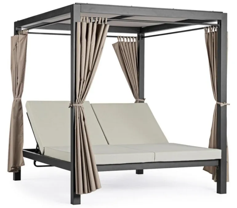 DAYBED IN ALLUMINIO ANTRACITE - DREAM