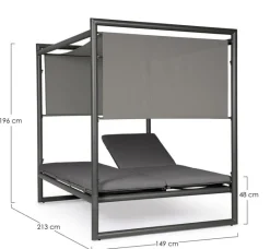 DAYBED KONNOR ANTRACITE CX23