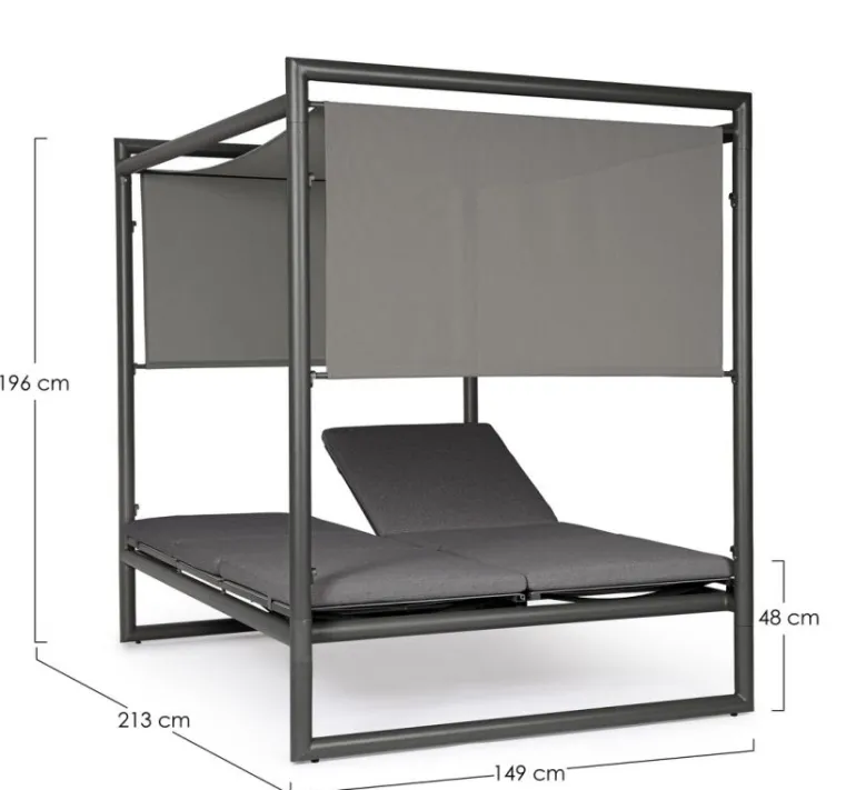 DAYBED KONNOR ANTRACITE CX23