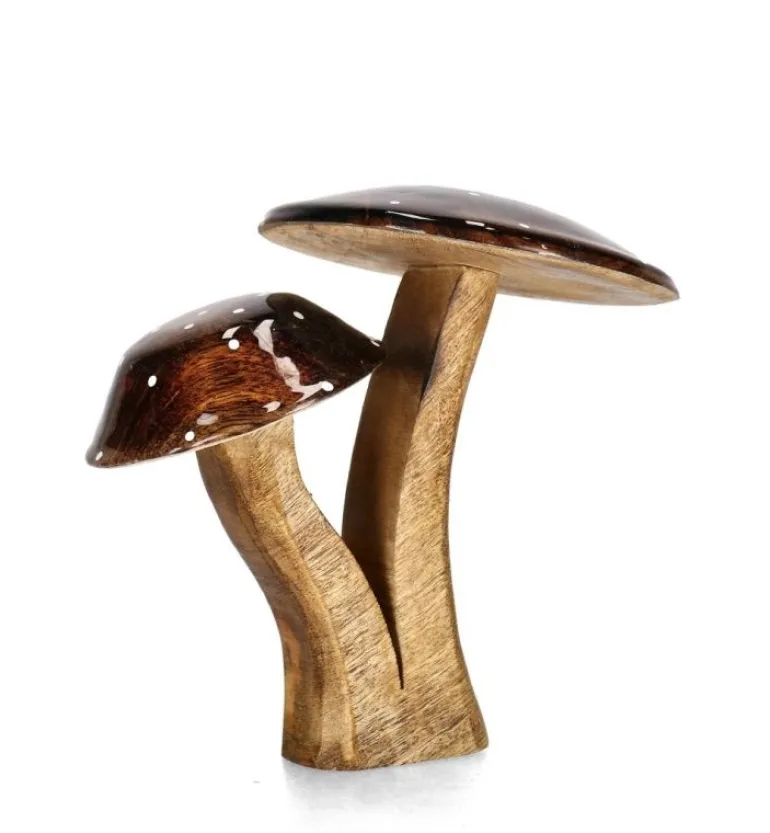 DECOR FUNGO 2F JASPER STAND MARRONE-NAT