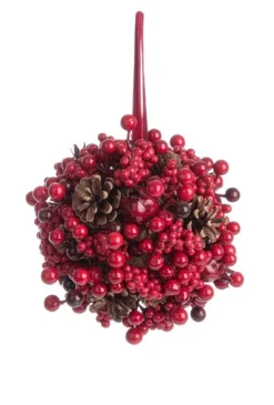 DECOR SFERICA JODENE C-BACCA ROSSO D16