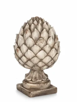 DECORAZIONE PIGNA BEIGE H41