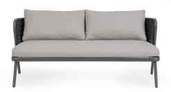 DIVANO 2 POSTI ANTRACITE QS22/GRAPHITE - HARLOW