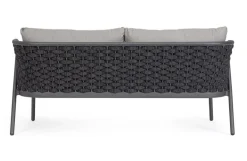 DIVANO 2 POSTI ANTRACITE QS22/GRAPHITE - HARLOW