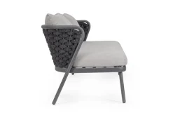 DIVANO 2 POSTI ANTRACITE QS22/GRAPHITE - HARLOW