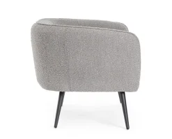 DIVANO 2 POSTI EFFETTO BOUCLE' GRIGIO - AVRIL