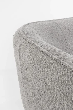 DIVANO 2 POSTI EFFETTO BOUCLE' GRIGIO - AVRIL