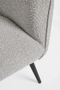 DIVANO 3 POSTI EFFETTO BOUCLE' GRIGIO - AVRIL