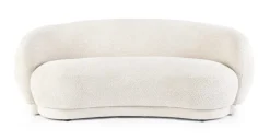 DIVANO EFFETTO BOUCLE' NATURALE - TECLA