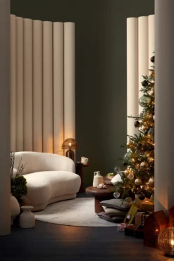 DIVANO EFFETTO BOUCLE' NATURALE - TECLA