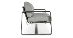 DIVANO IN ALLUMINIO ANTRACITE YK13 - MERRIGAN