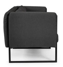 DIVANO IN ALLUMINIO ANTRACITE- PIXEL