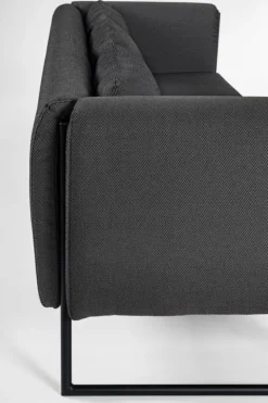 DIVANO IN ALLUMINIO ANTRACITE- PIXEL