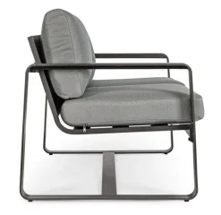 DIVANO IN ALLUMINIO ANTRACITE YK13 - MERRIGAN