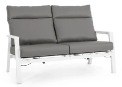 DIVANO IN ALLUMINIO BIANCO JX11 - KLEDI
