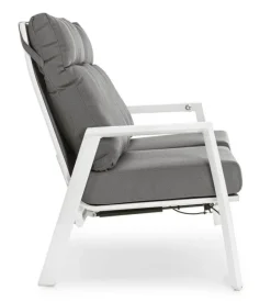 DIVANO IN ALLUMINIO BIANCO JX11 - KLEDI