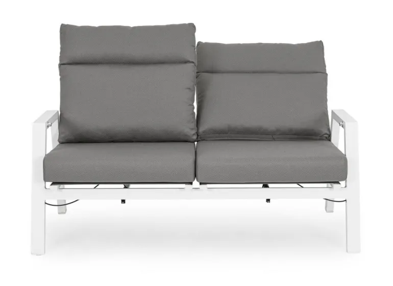 DIVANO IN ALLUMINIO BIANCO JX11 - KLEDI