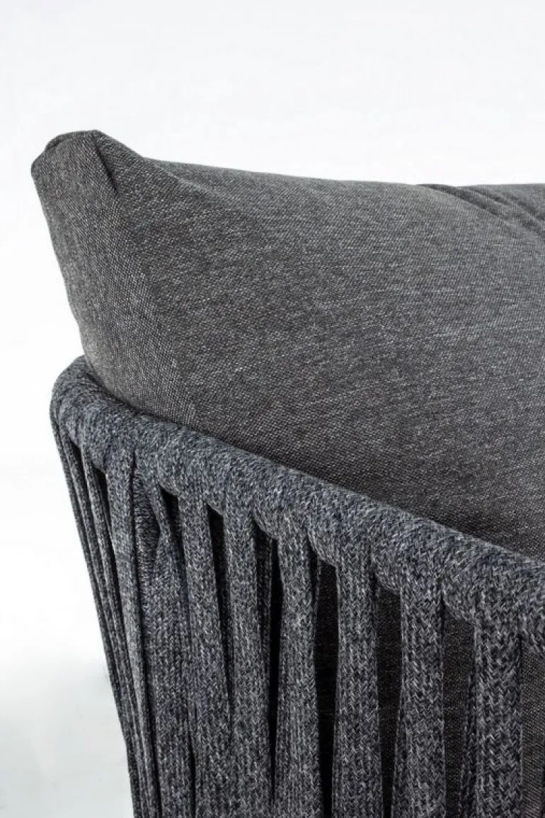 DIVANO IN CORDA PER ESTERNO ANTRACITE WG21 - FLORENCIA