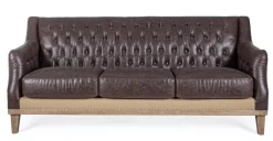 DIVANO IN ECOPELLE - RAYMOND