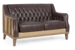 DIVANO IN ECOPELLE - RAYMOND