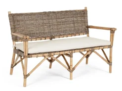 DIVANO IN FIBRE NATURALI CON CUSCINI - TARIFA