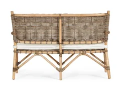 DIVANO IN FIBRE NATURALI CON CUSCINI - TARIFA