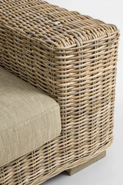 DIVANO IN FIBRE NATURALI 3 POSTI - LEANDRO