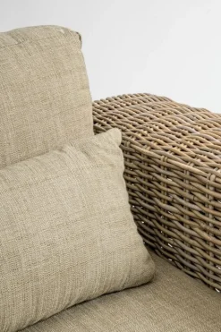 DIVANO IN FIBRE NATURALI 3 POSTI - LEANDRO