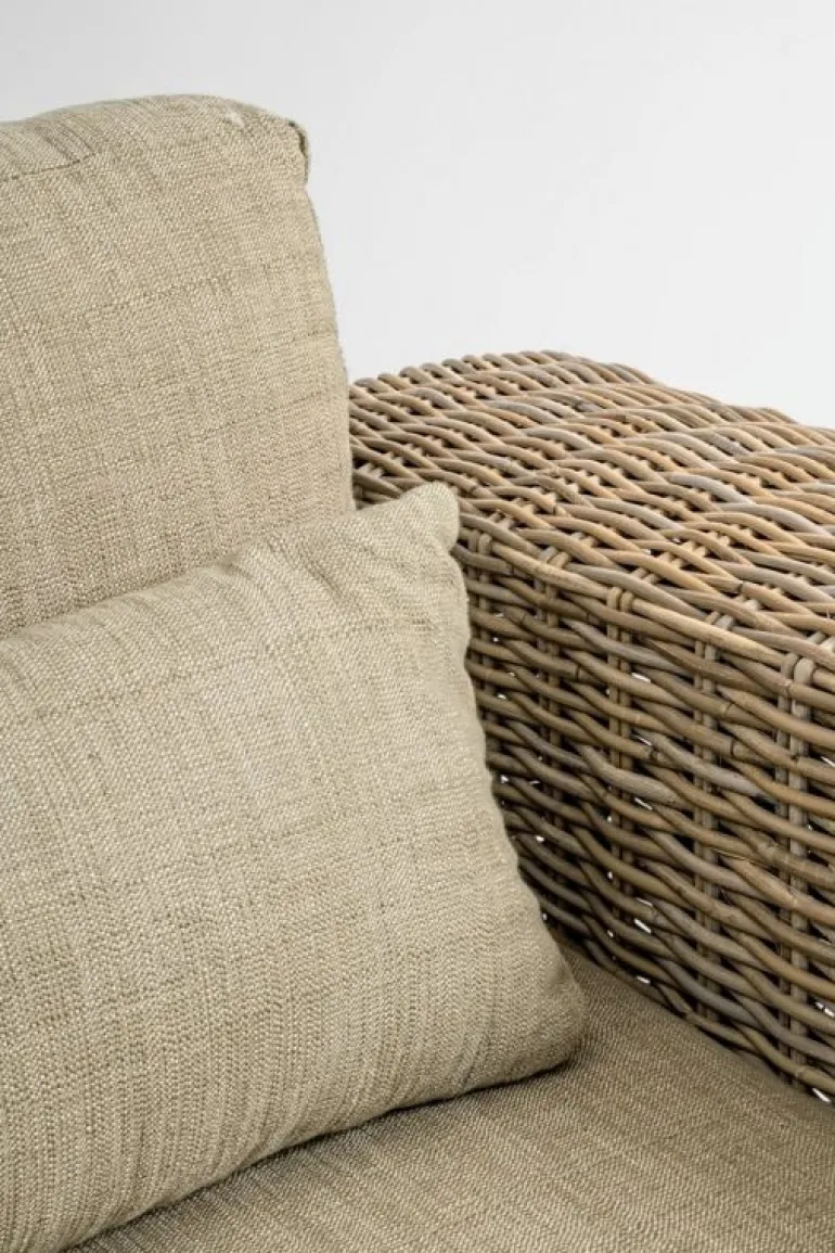 DIVANO IN FIBRE NATURALI 3 POSTI - LEANDRO