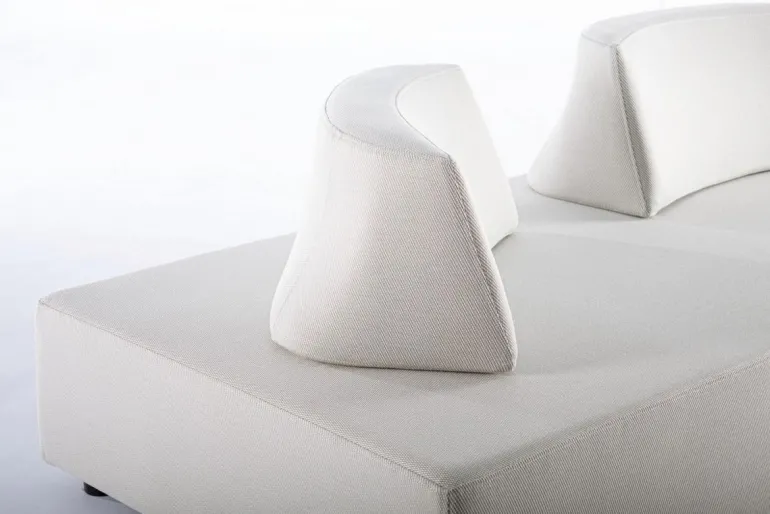 DIVANO IN TESSUTO PER ESTERNO - PIPER