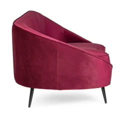 DIVANO IN VELLUTO COLOR WINE - SERAPHIN