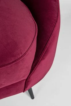 DIVANO IN VELLUTO COLOR WINE - SERAPHIN