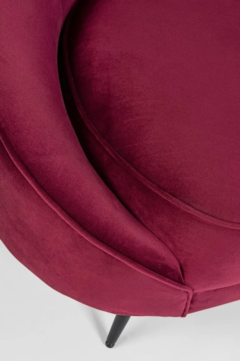 DIVANO IN VELLUTO COLOR WINE - SERAPHIN