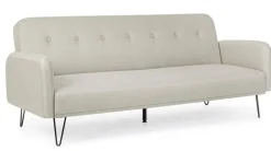 DIVANO LETTO IN TESSUTO BEIGE - BRIDJET